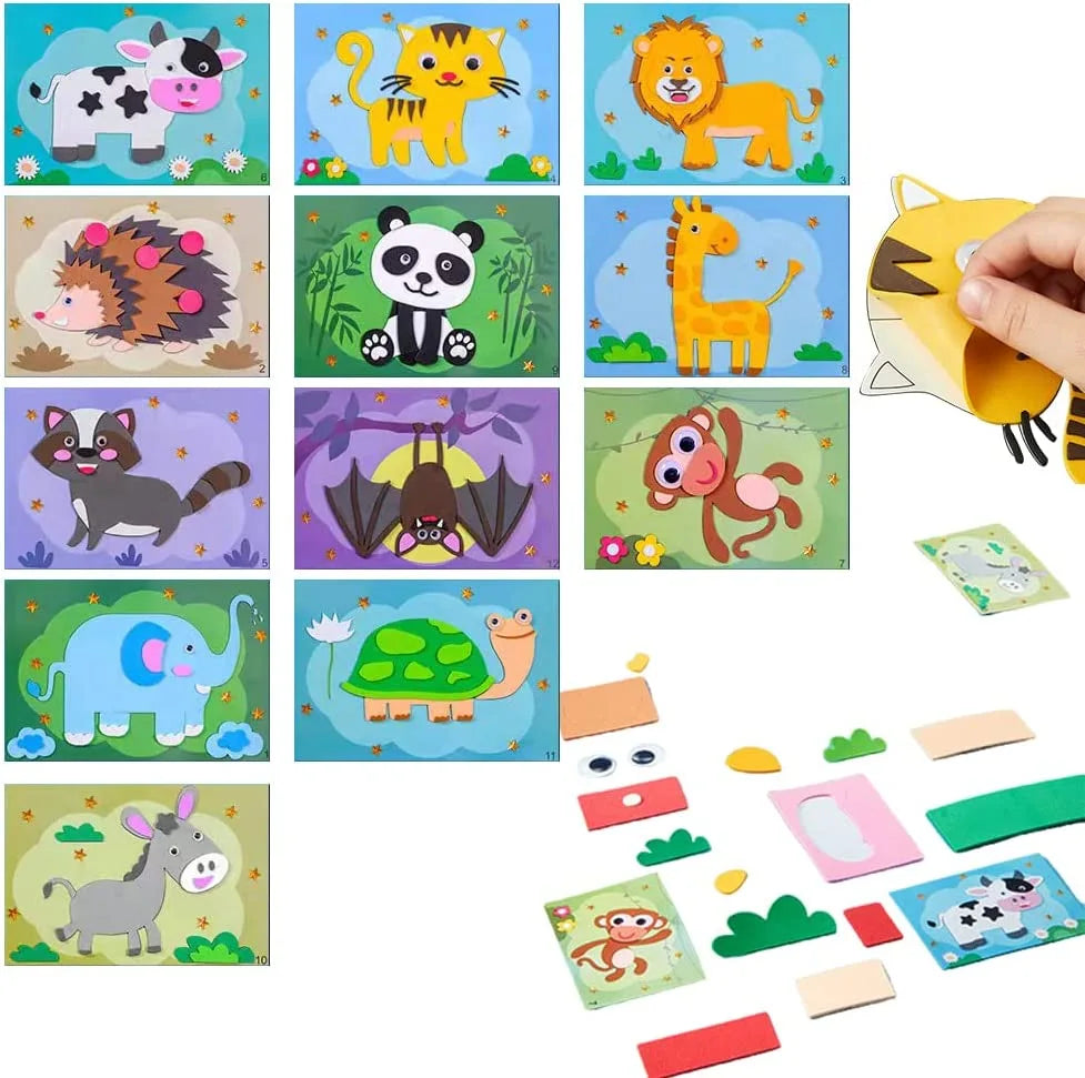 3D Sticker Puzzles (12 Sheets)